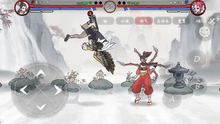 铁扇1.5气连招。截图