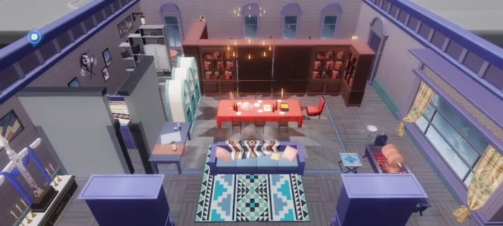 宿舍模板：冬日轰趴小屋截图