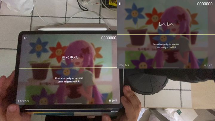 奇怪的iPad拇指手元截图