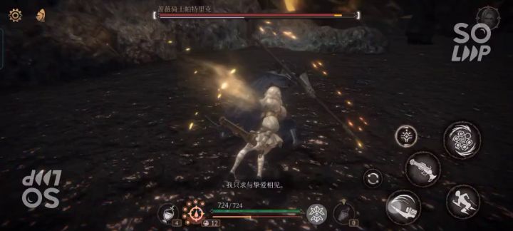 山顶枪骑士手残打法截图