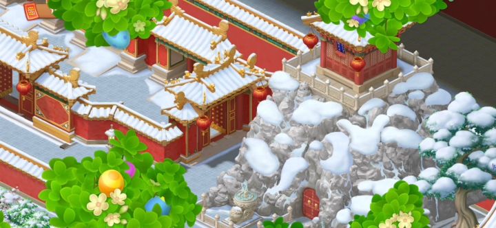 12   梦幻花园故宫关卡第436关截图