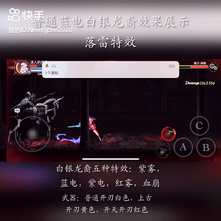 女剑武器白银龙裔，奥尔顶级打法演示截图
