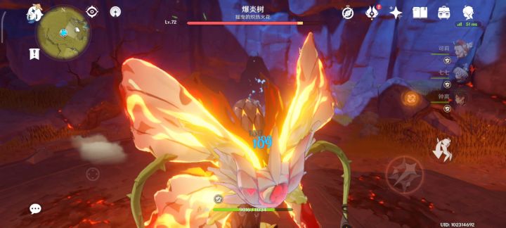 爆炎树 Bug.截图
