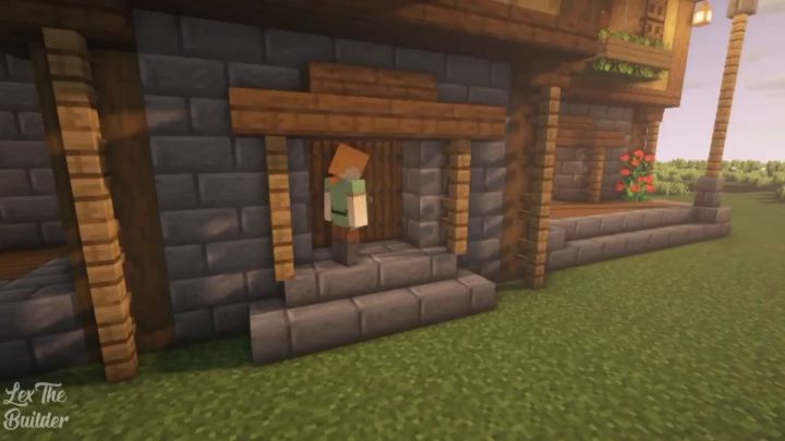 【我的世界】Minecraft:如何建造一个中世纪旅馆| 大型酒馆指南截图