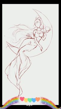 大家猜猜原画小姐姐画的是谁？