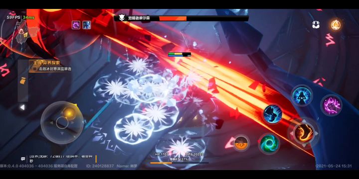 纯冰环cwc,极致砰砰砰爽快过图,两分钟刮死t3boss。截图