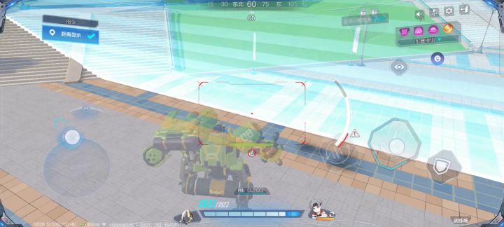 训练场的bug。截图