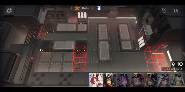 《明日方舟》-闭锁监狱8级任务单核打法。截图