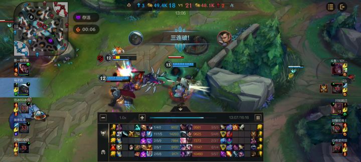 白金3局,谁说塞纳不行,五杀塞纳截图