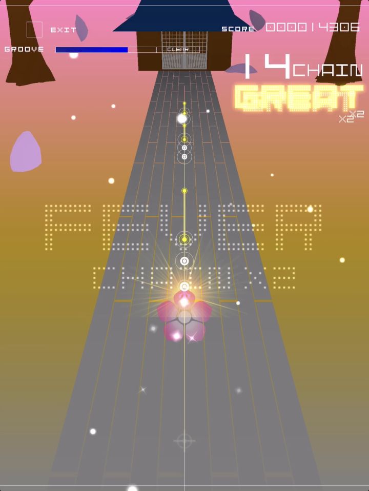【节奏过山车 移动版】色は匂へど散りぬるを AC-HARD PERFECT截图