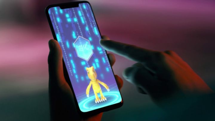 数码宝贝新世纪上线啦！赶紧冲！进化神曲响起，DNA动了~截图