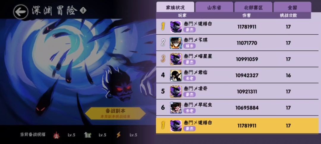 2021-10-22深渊，白给的一周截图