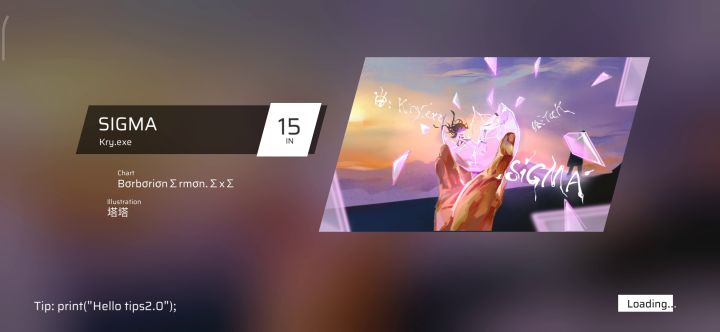 SIGMA IN Lv.15 S评分截图