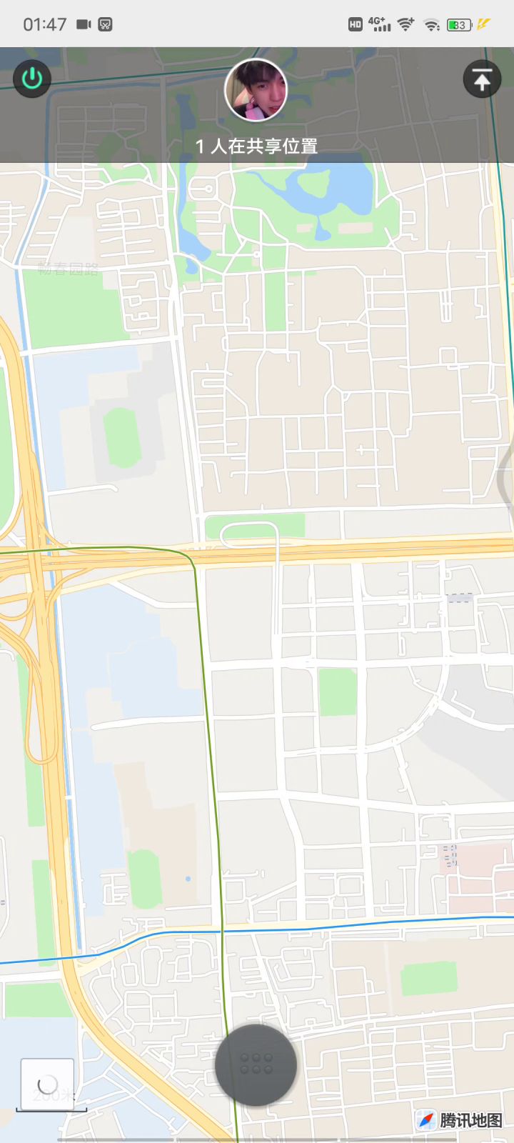我跑图竟然点亮了个路过的同城！截图