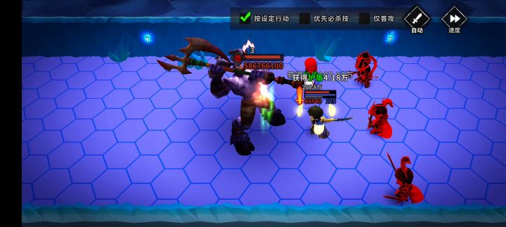 纪念一下，没天心阵容，夏侯淳刮痧120boss…截图