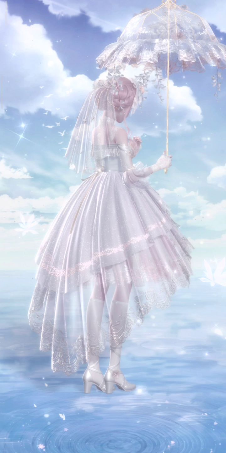 用冷白皮+滤镜的方式打开小花嫁简直绝美截图