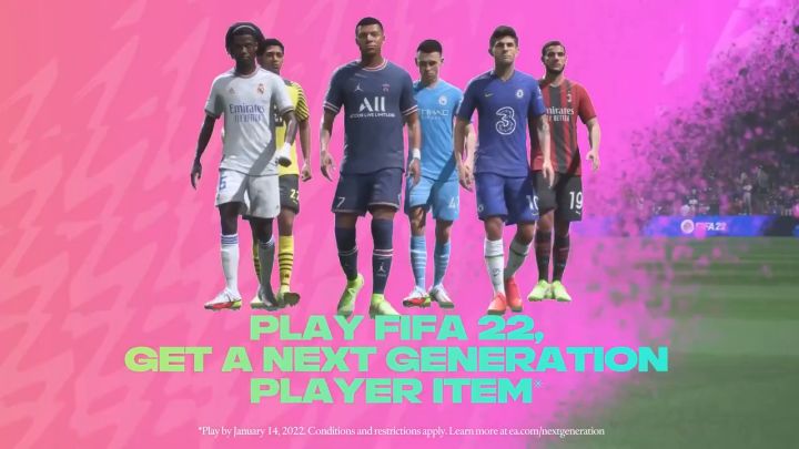 《FIFA 22》「新世代球星」宣传视频截图