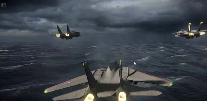 F-14实机演示（背景疑似新地图）截图