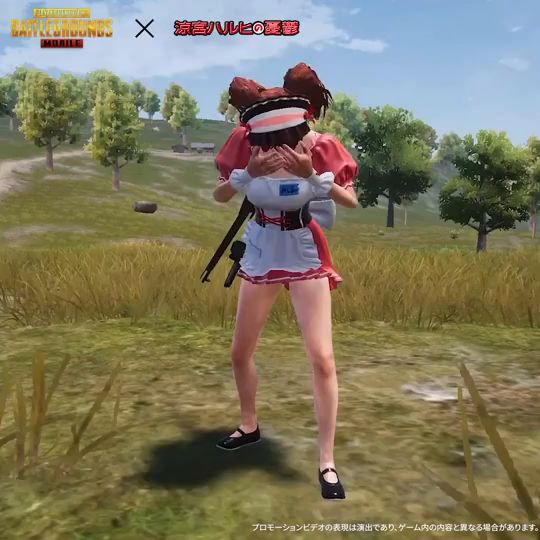 《PUBG Mobile》将与《凉宫春日的忧郁》联动截图