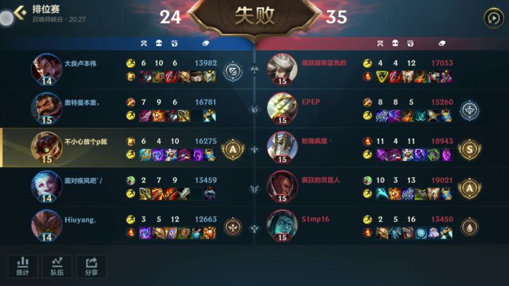 这就是不摆烂的下场截图