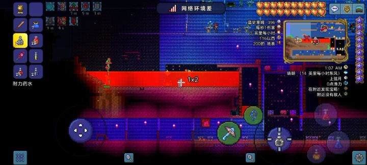 铜短剑打大师史莱姆王(算是吧)截图