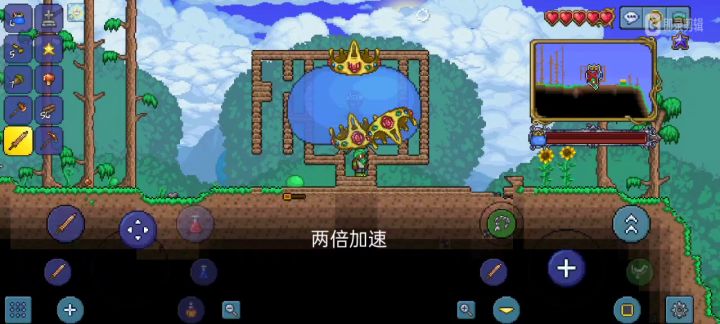 无伤打史莱姆王截图