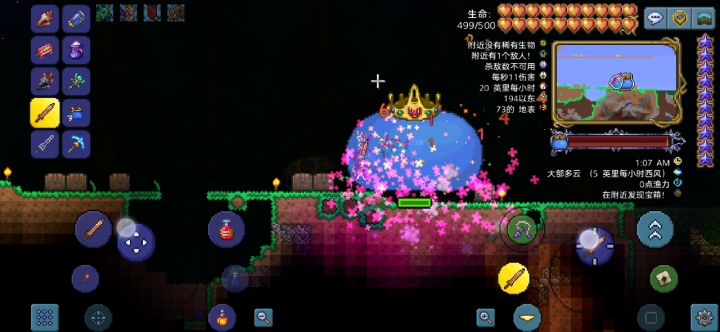 铜短剑打史莱姆王截图
