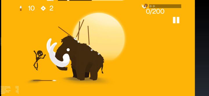 无语，怪物没血了还跑过来顶我一下截图