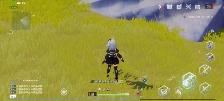这是什么bug？无法移动，锁技能截图