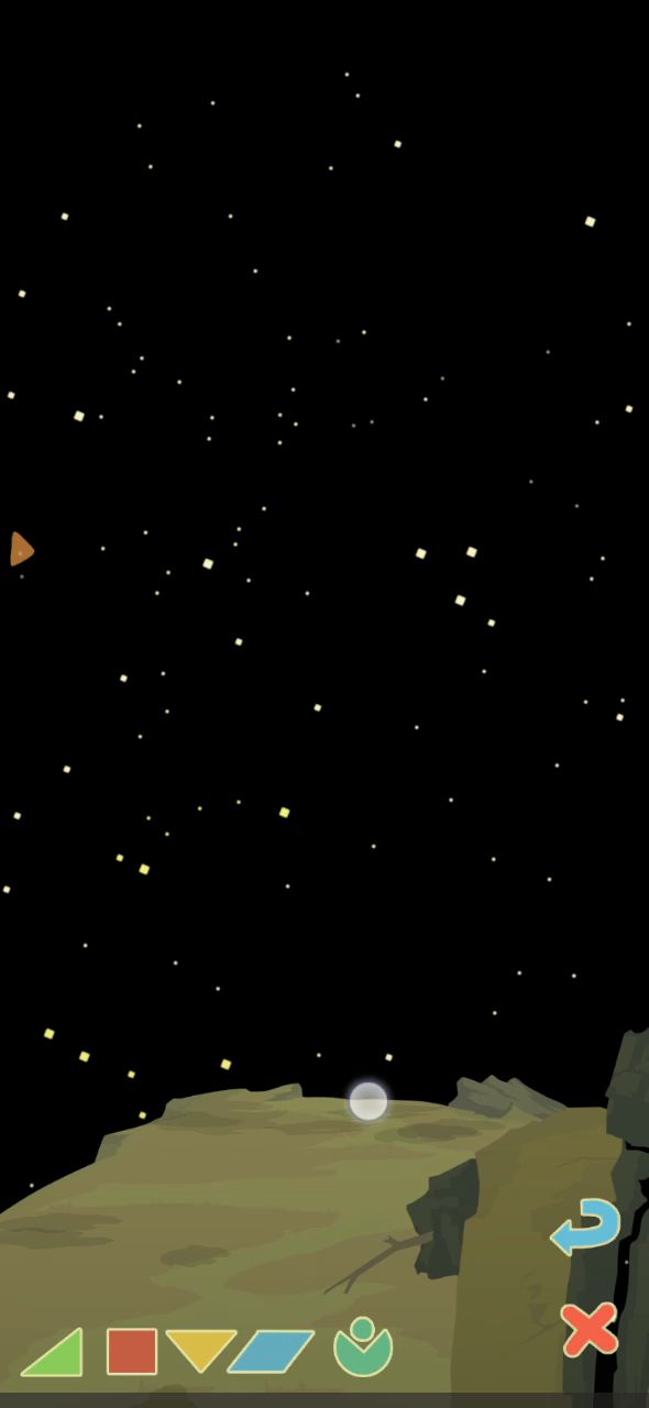 玩了这么久我居然才知道星空居然可以转！截图