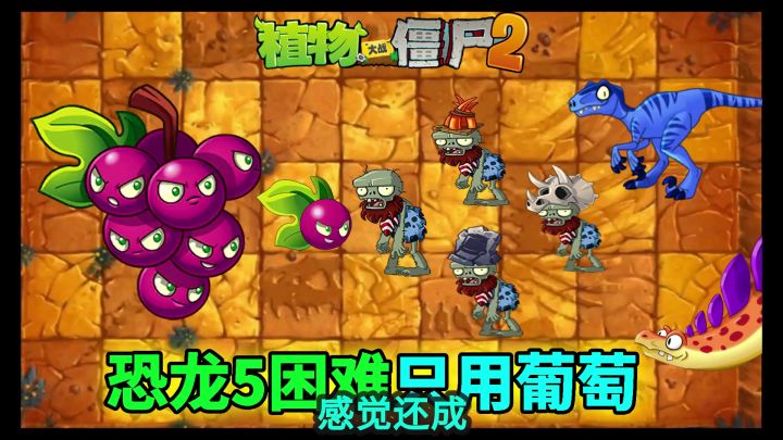 植物大战僵尸：只用葡萄就能通过此关？截图