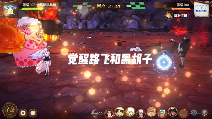 觉醒路飞和黑胡子截图