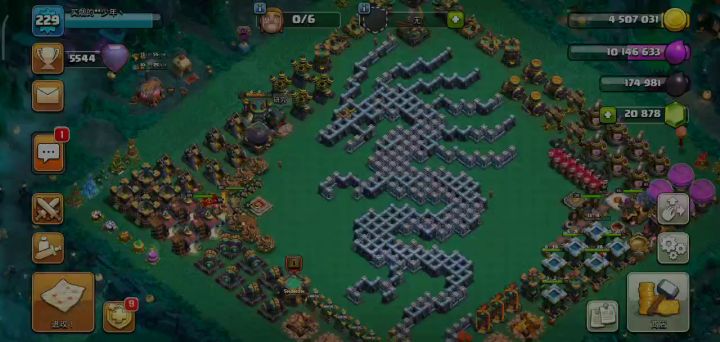 部落冲突惊现无限捐兵bug！截图