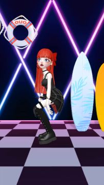 今天在星偶制作的动感舞蹈