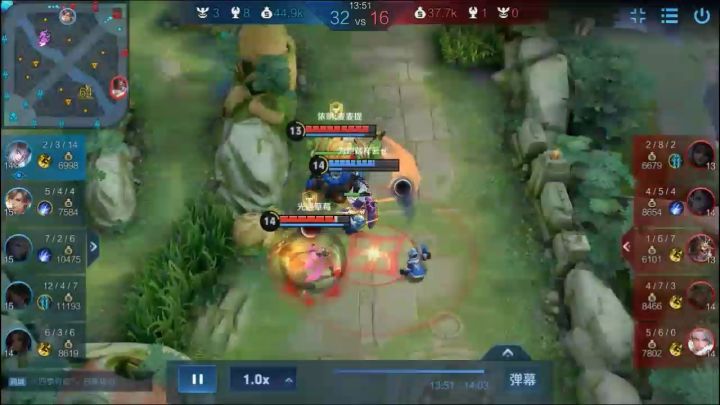 我记得钟无艳伤害不是很高的吗?怎么打不死我截图