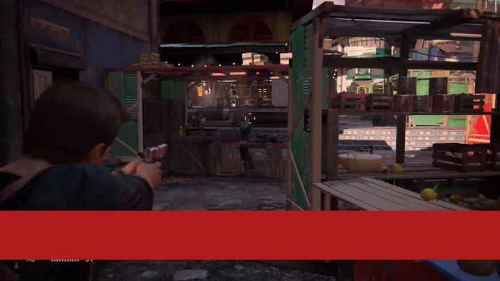 PS5版《神秘海域4》街市逃亡片段实机演示截图