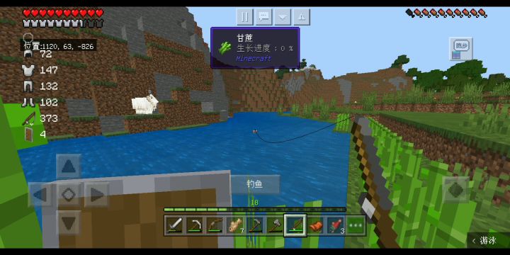 我的世界 个人原版生存 第六期 水钓鱼 钓鱼使我快乐截图
