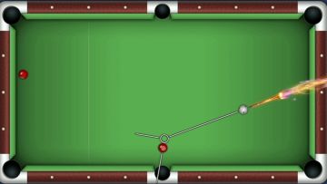 【台球帝国技巧分享12】低杆右塞一杆进二