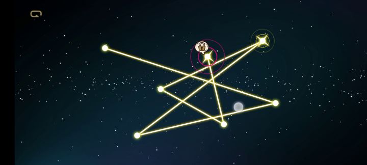 特定星图轨迹,可触发特定天赋。截图