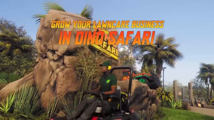 《割草模拟器》DLC「Dino Safari」宣传视频截图