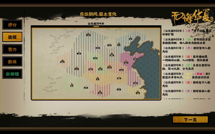 #新游观察局#无悔华夏·春秋战国战绩截图