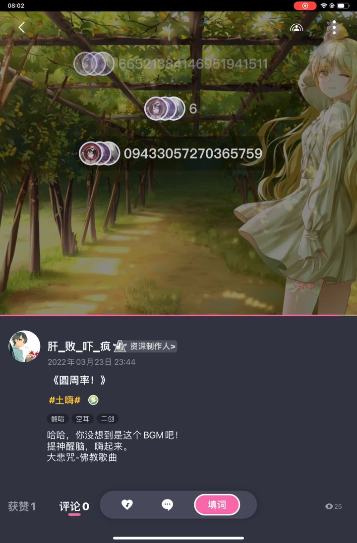 【土嗨】圆周率遇上大悲咒截图