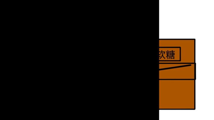 刚被放出去,偷个软糖截图