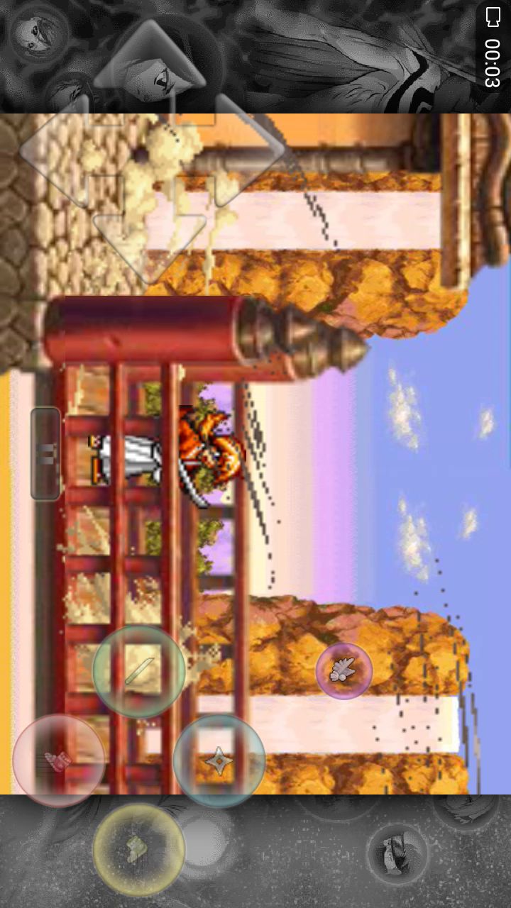 第一次玩这游戏,不怎么熟练(显示游戏名字是错的,真名:死神VS火影绊)截图