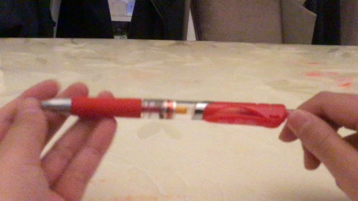 用晨光的笔做一把小枪截图