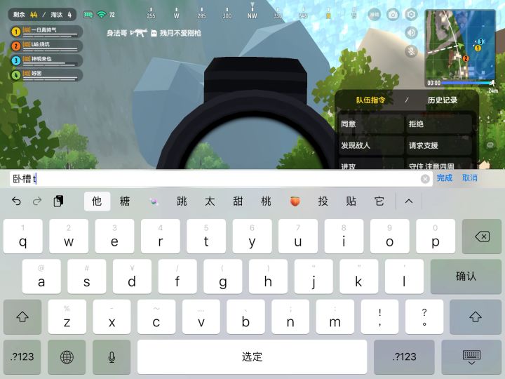 带大家看看大哥的第一视角截图
