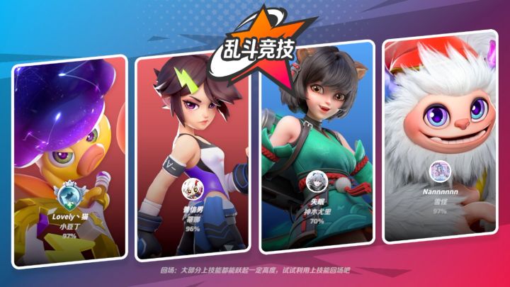 属实是玩明白了，好家伙直接把乱斗玩成组队截图