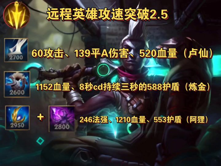 无限火力强势符文装备推荐截图