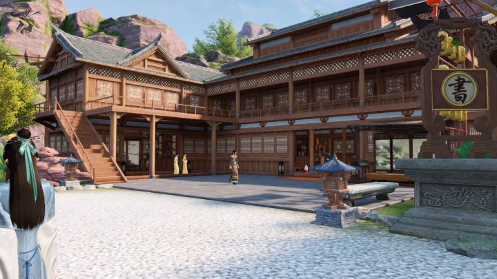游戏里的客家土楼打卡截图