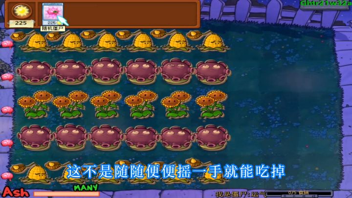 植物大战僵尸：开局一次机会六株双子向日葵，这不是有手就行截图
